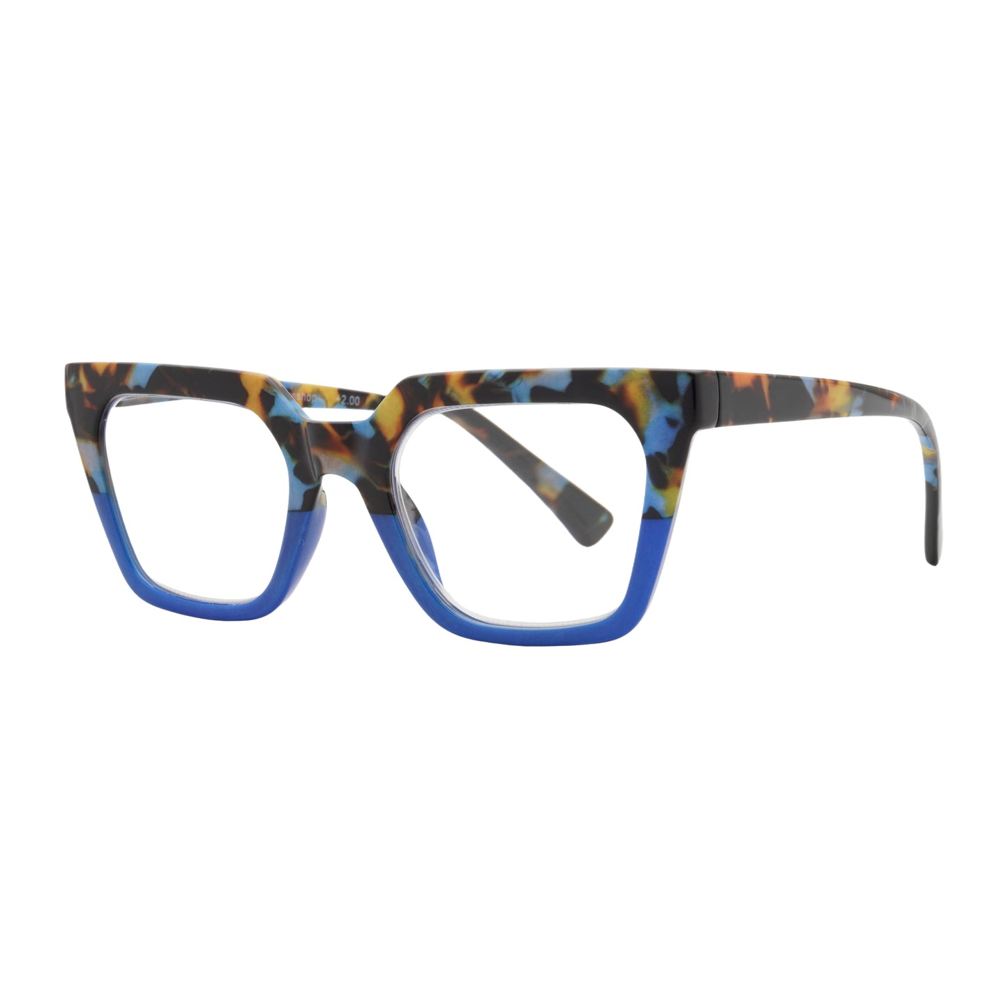 CAMILLE | Tortoise | Blue: 1.50