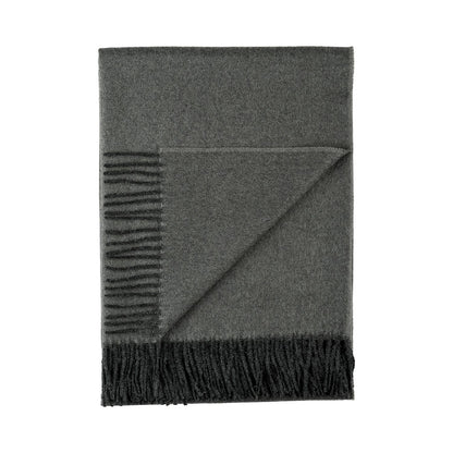 100% Baby Alpaca Wrap/Throw- Carbon - r. h. ballard shop & gallery