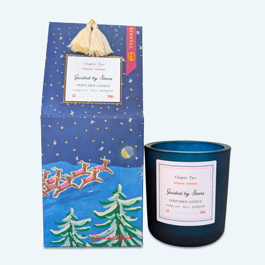 Holiday Storybook Candle - Guided by Stars - r. h. ballard shop & gallery