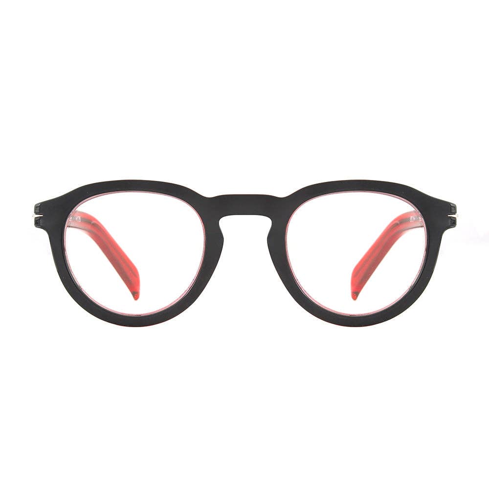 THEODORE | Black | Transparent Red | Blue Light: 3.00 - r. h. ballard shop & gallery