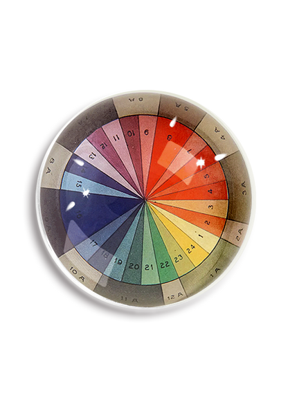Color Spectrum Study Dome Paperweight