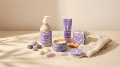 New! Sea Salt Lavender Bar Soap – Triple Milled Natural Lavender - r. h. ballard shop & gallery
