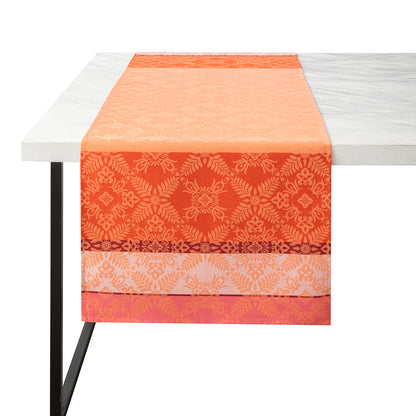 NEW! Mumbai Marigold Orange Tablecloth COTTON