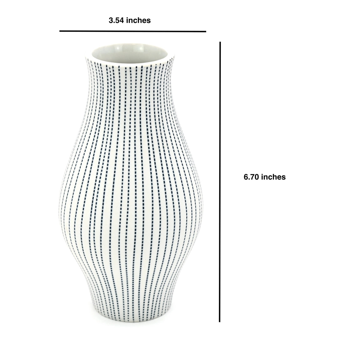 Chamon Vase L Handcrafted Porcelain Vase - r. h. ballard shop & gallery