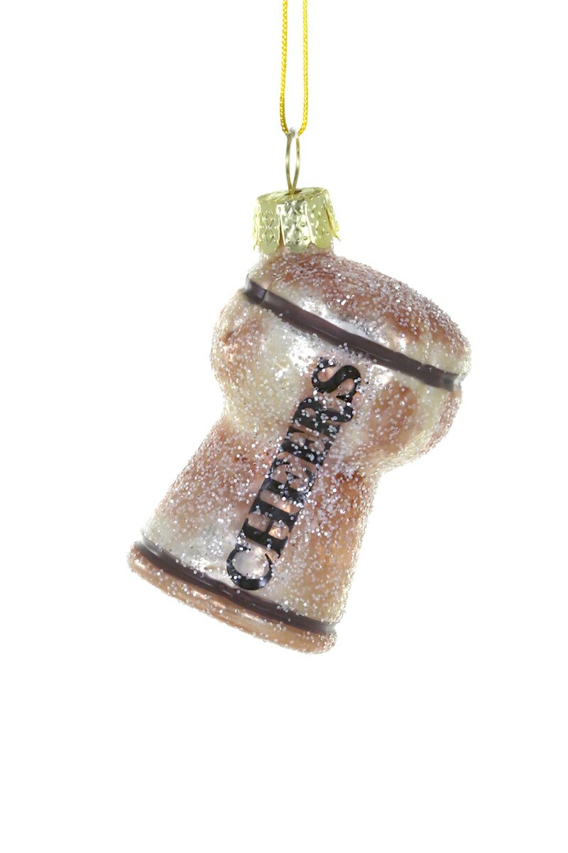 Pop the Cork Ornament, Glass