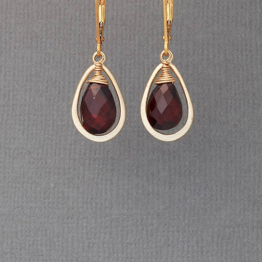 Garnet Earrings