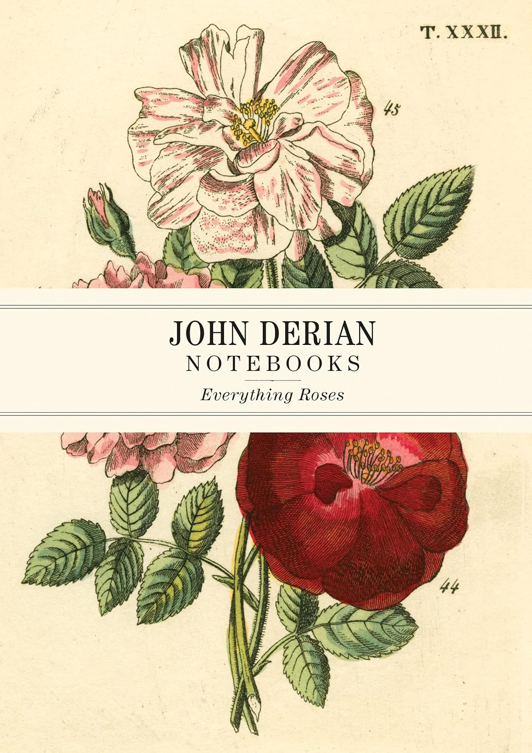 John Derian Paper Goods: Everything Roses 3 Notebooks