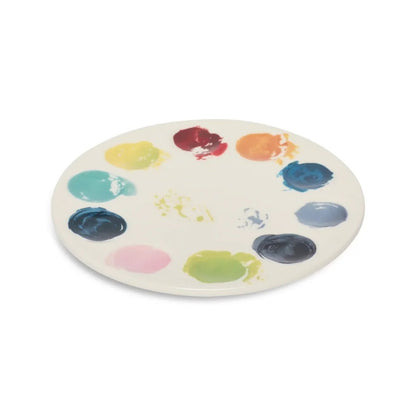 Artist Palette Side Plate. 3.75"