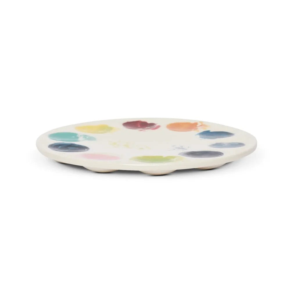 Artist Palette Side Plate. 3.75"