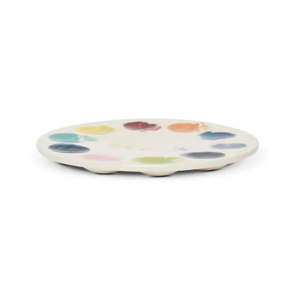 Artist Palette Side Plate. 3.75"