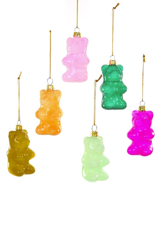 Gummy Bear Glass Ornament