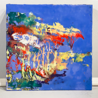 Tree Marks II, Encaustic
