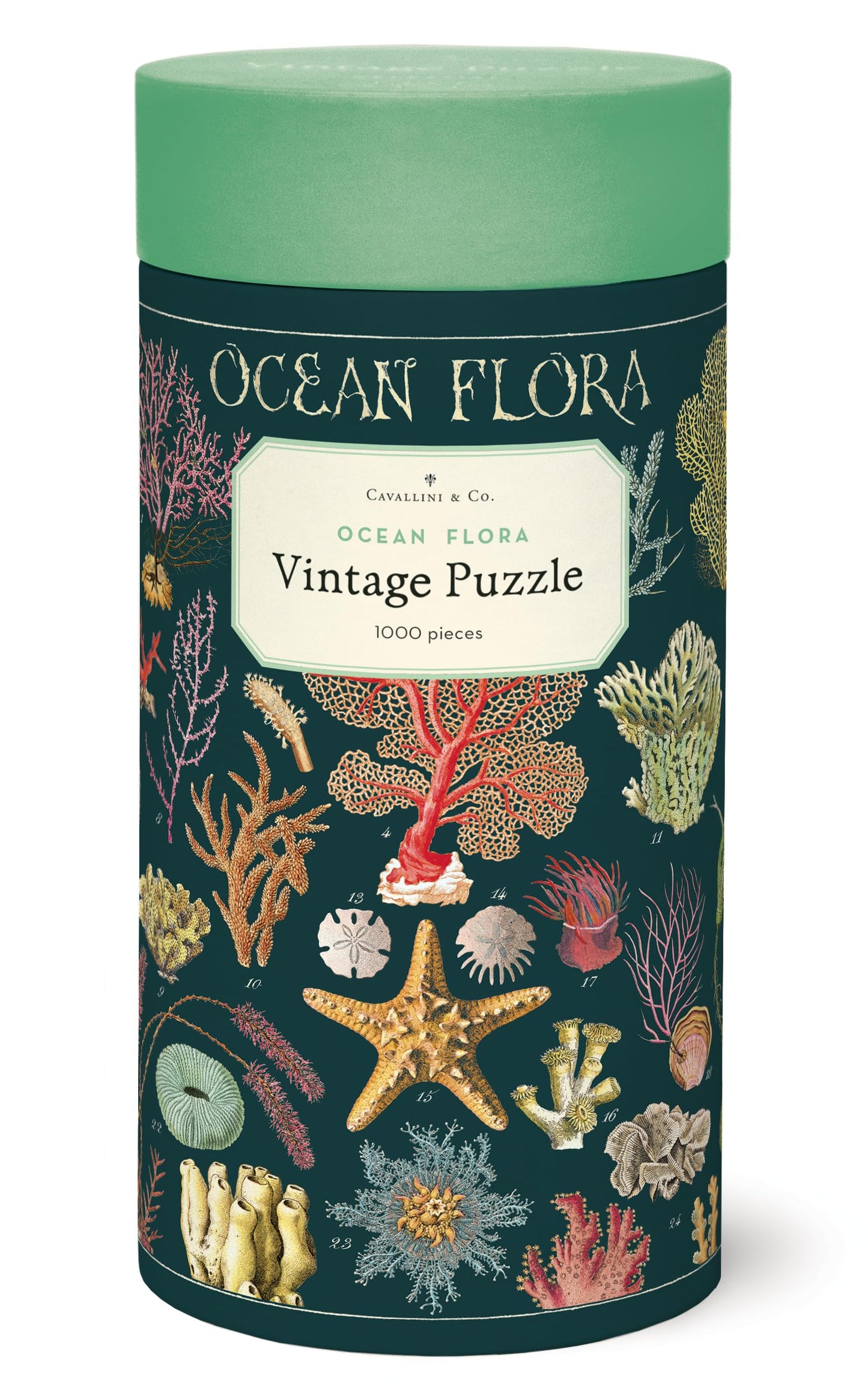 Ocean Flora Vintage Puzzle 1000 pc