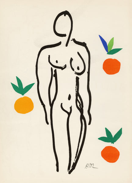Nu aux Oranges, Henri Matisse - r. h. ballard shop & gallery