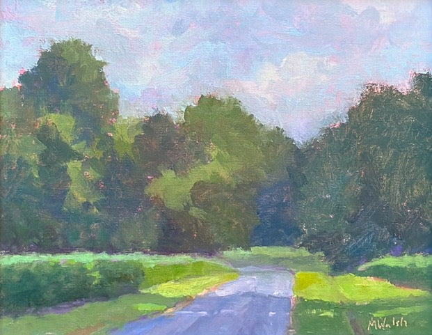 Back Road, Oil Painting