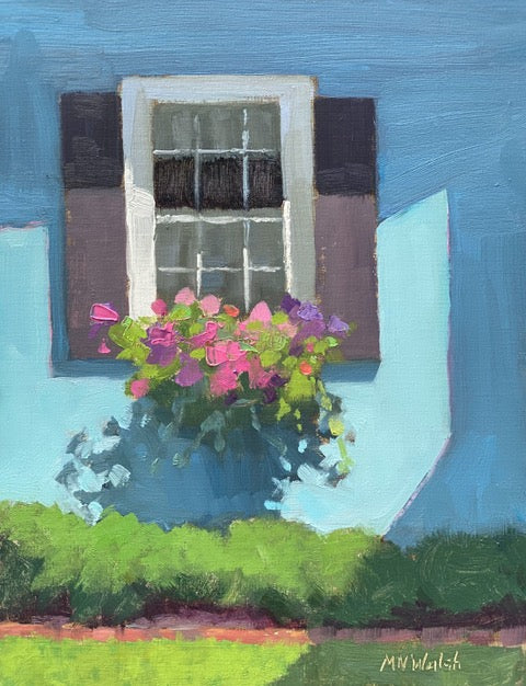 Window Garden, Oil Painting
