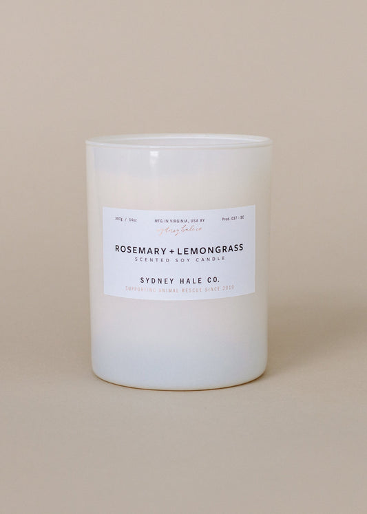 Sydney Hale Co. Rosemary and Lemongrass Candle