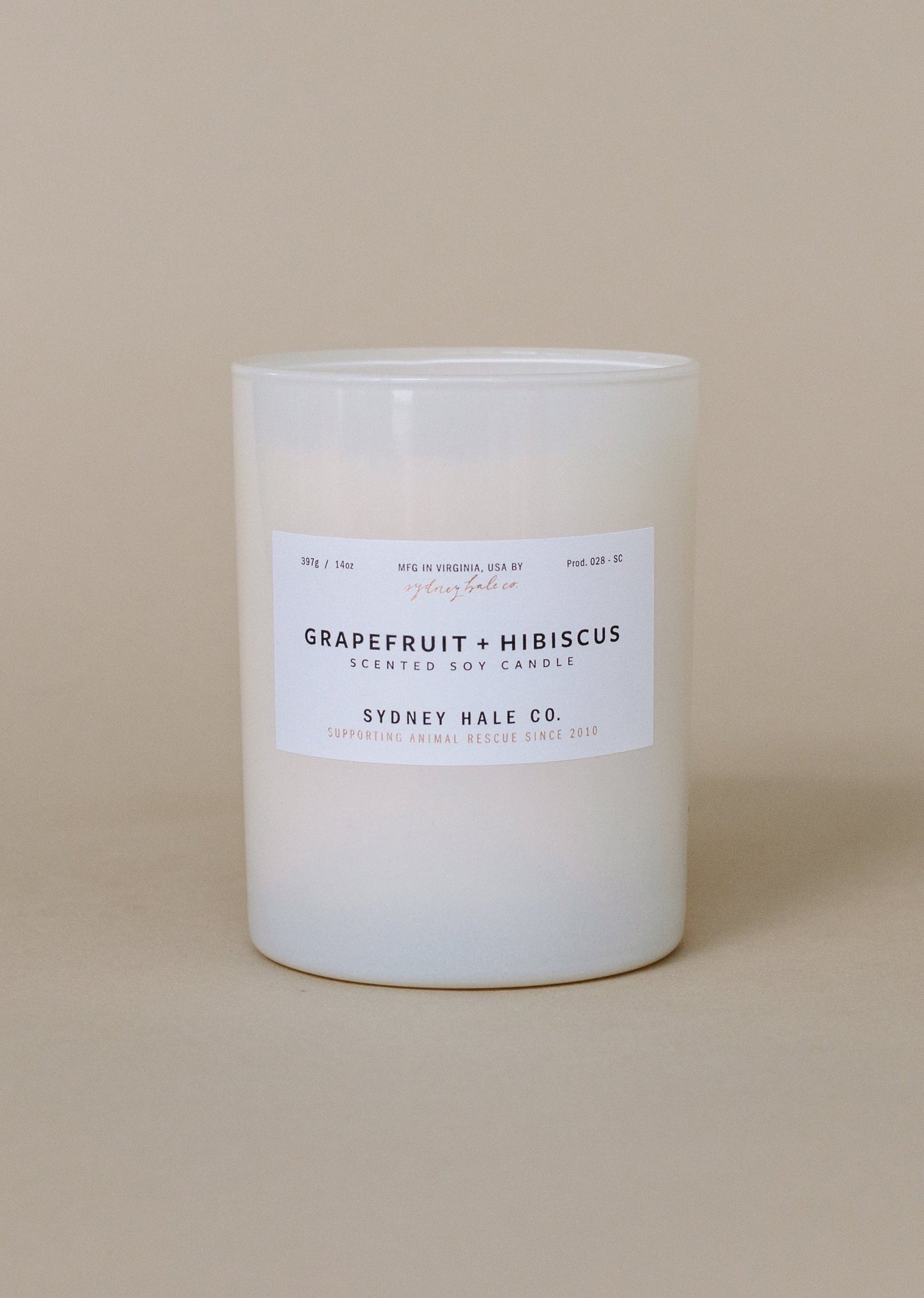 Sydney Hale Co. Grapefruit and Hibiscus Candle