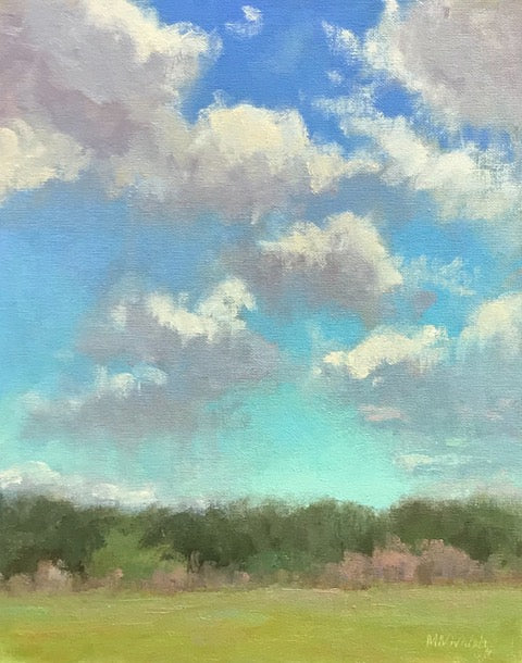 April Showers, Oil Painting
