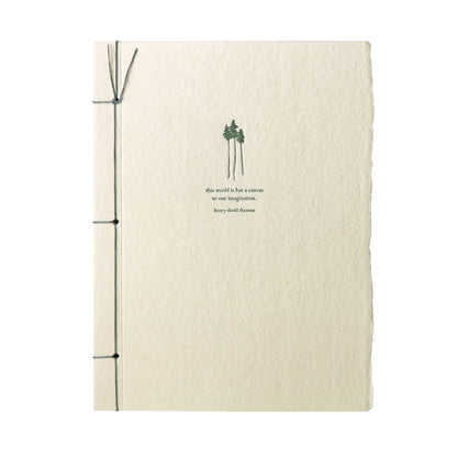 Henry David Thoreau Handmade Paper Inspiration Journal