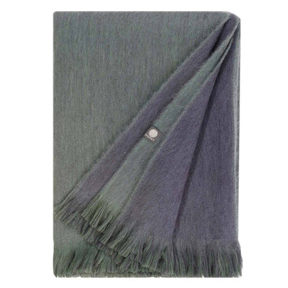 Alpaca Reversible Emerald Tide Throw