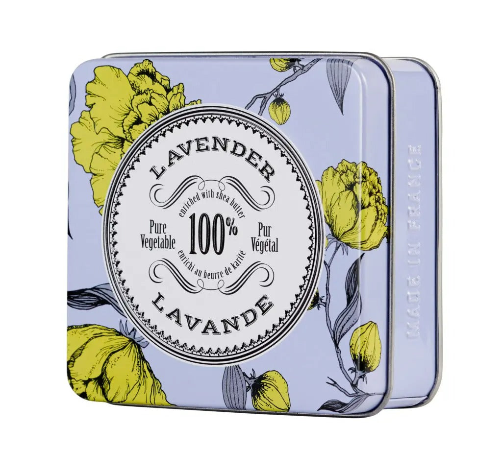 La Chatelaine Lavender Luxury Soap in Tin, 5.1 oz