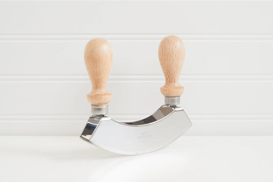 Italian Mezzaluna Double Blade Chopper