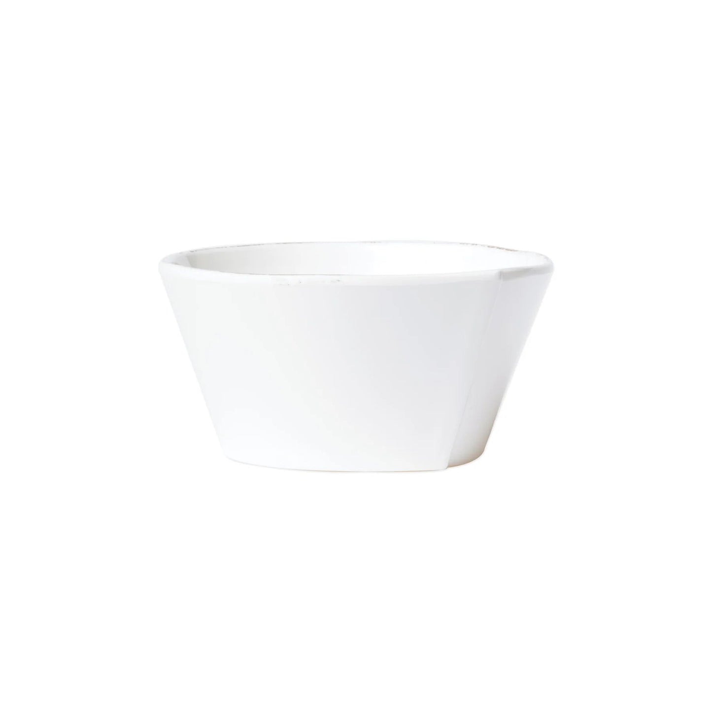 Melamine Lastra White Cereal Bowl