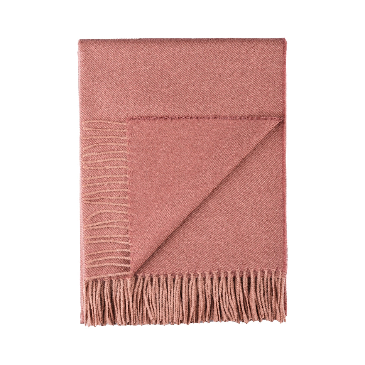 Baby Alpaca Throw/Wrap, Persimmon