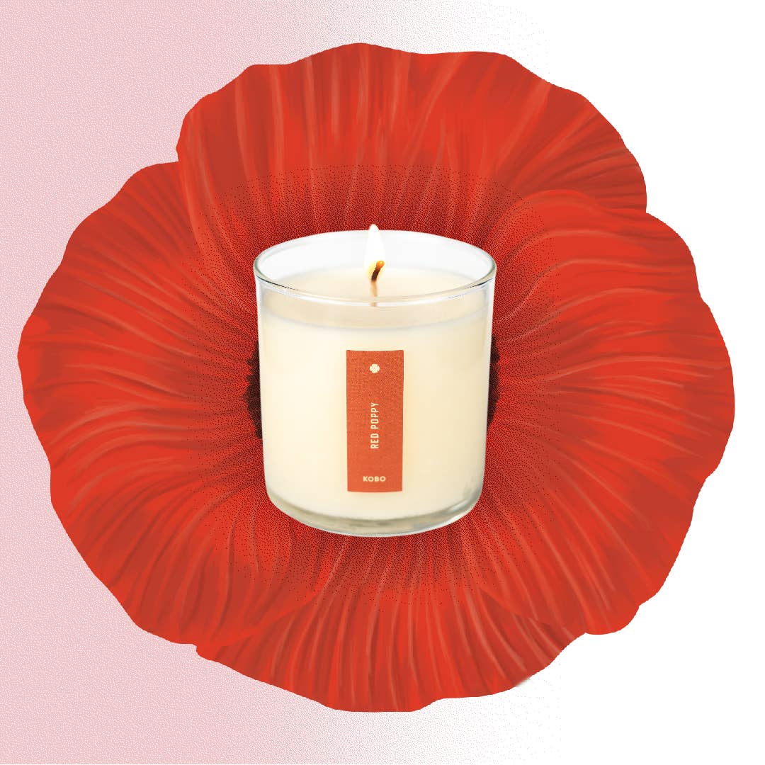 Red Poppy - Plant the Box Candle - 9oz. - r. h. ballard shop & gallery