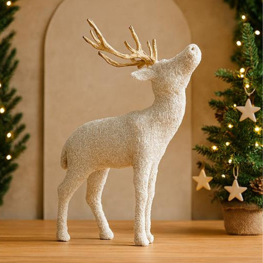 Cotton Glitz Medium Reindeer Looking Up