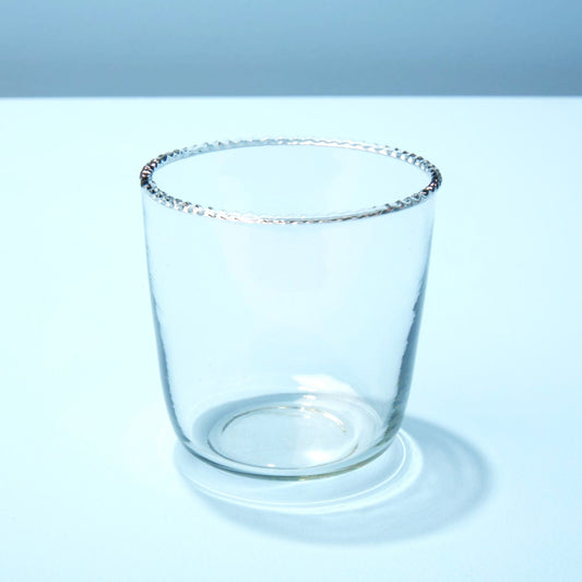 Ruffle Clear Rocks Glass, Set of 2