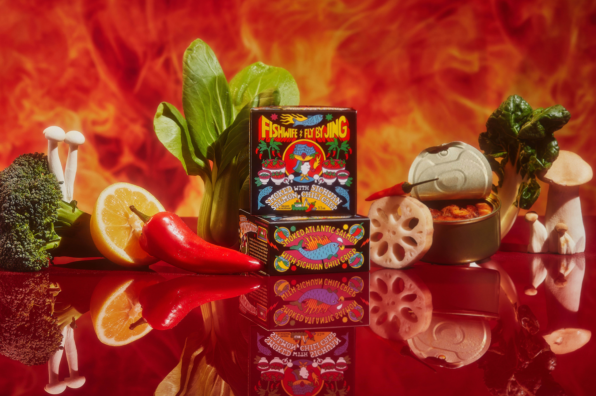 Smoked Salmon with Fly By Jing Sichuan Chili Crisp - r. h. ballard shop & gallery