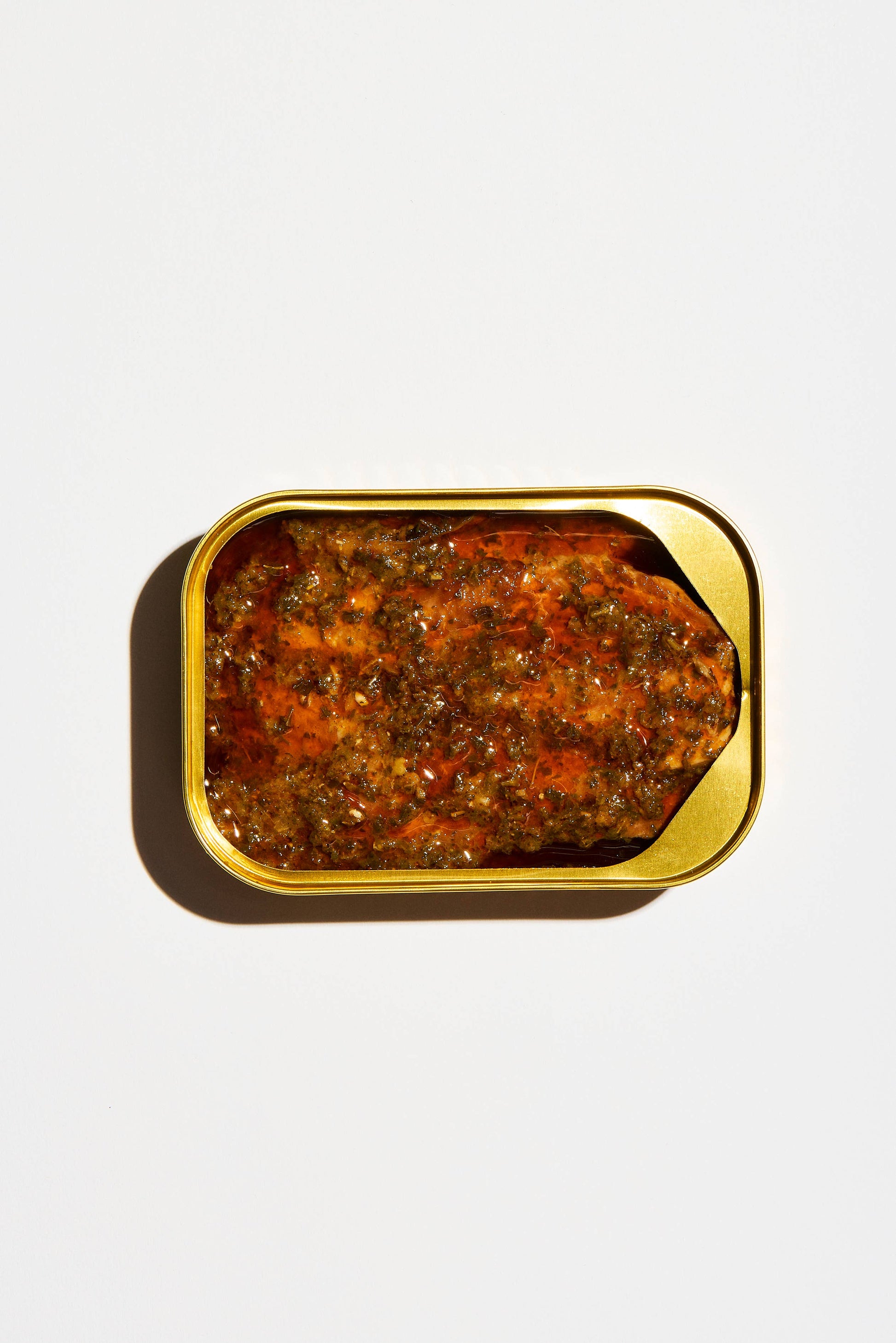 Rectangular fish tin