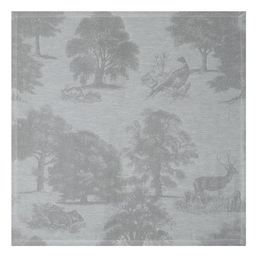 Souveraine Silver LINEN Napkins, Set of 2