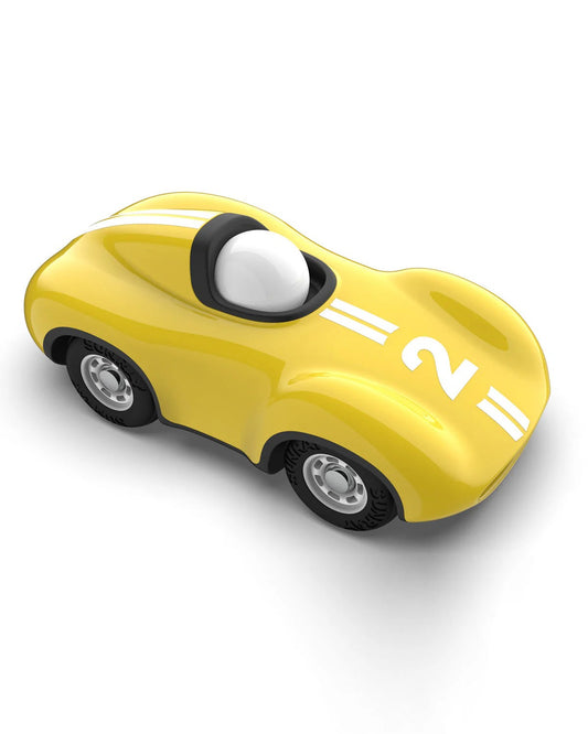 Speedy Le Mans Yellow Racing Car