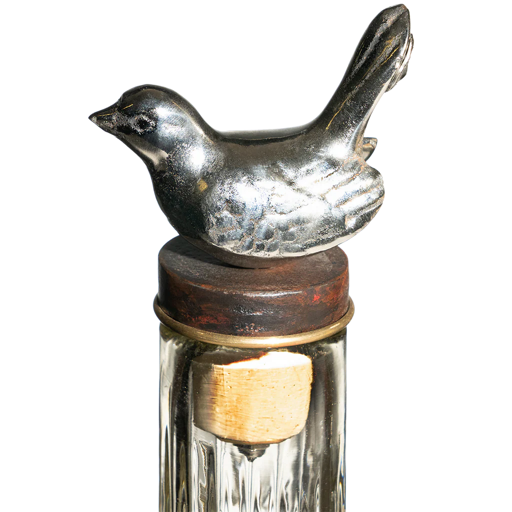 Vuelo Decanter with Bird Topper - r. h. ballard shop & gallery