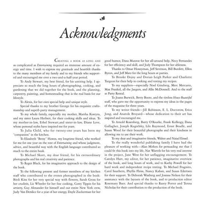 Entertaining by Martha Stewart, Original 1982