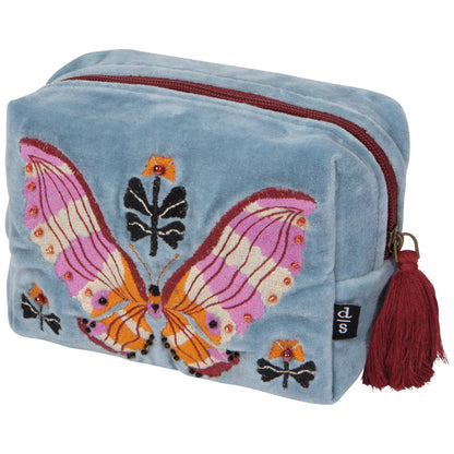 Aurora Butterfly Embroidered Pouch