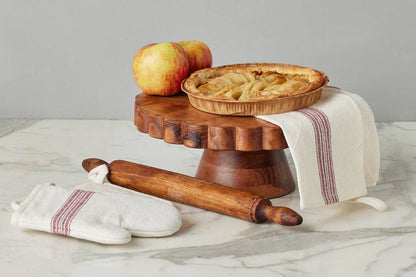Natural Scalloped Cake Stand - r. h. ballard shop & gallery