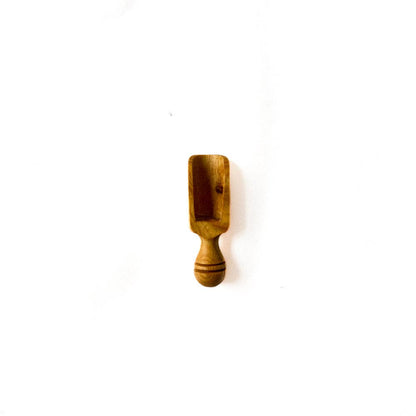 Olive Wood Salt Scoops: Small