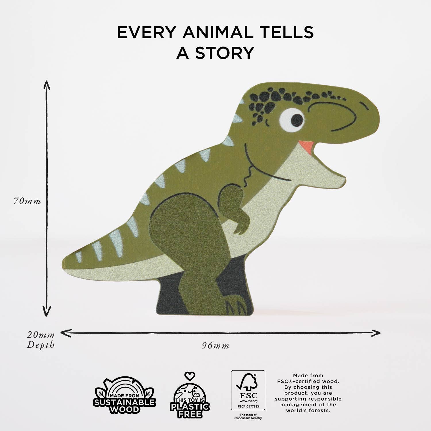 Stacking Dinosaurs with Bag - r. h. ballard shop & gallery