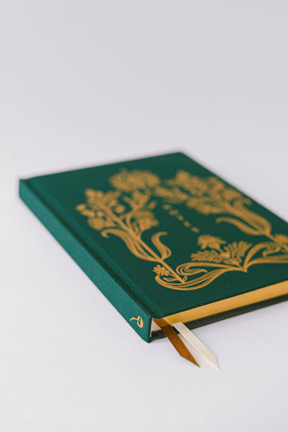 Golden Thistle Bookcloth Hardcover Notebook - r. h. ballard shop & gallery
