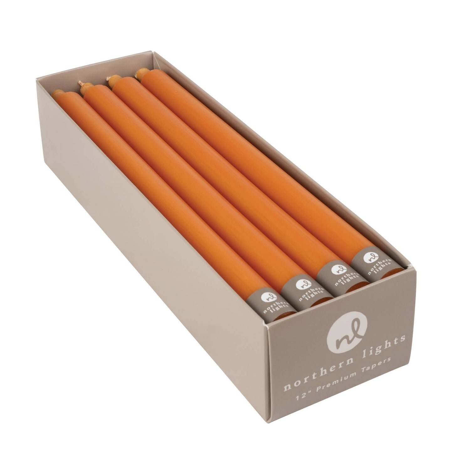 12" Taper Candles - 12pc Box: Sage Green