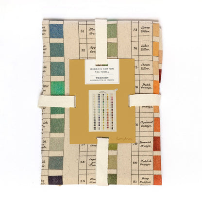Werner's Nomenclature of Colours - Organic Cotton Tea Towel