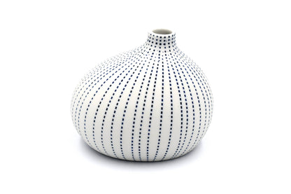 GUGU PIM S-Handcrafted Dots Porcelain Bud Vase