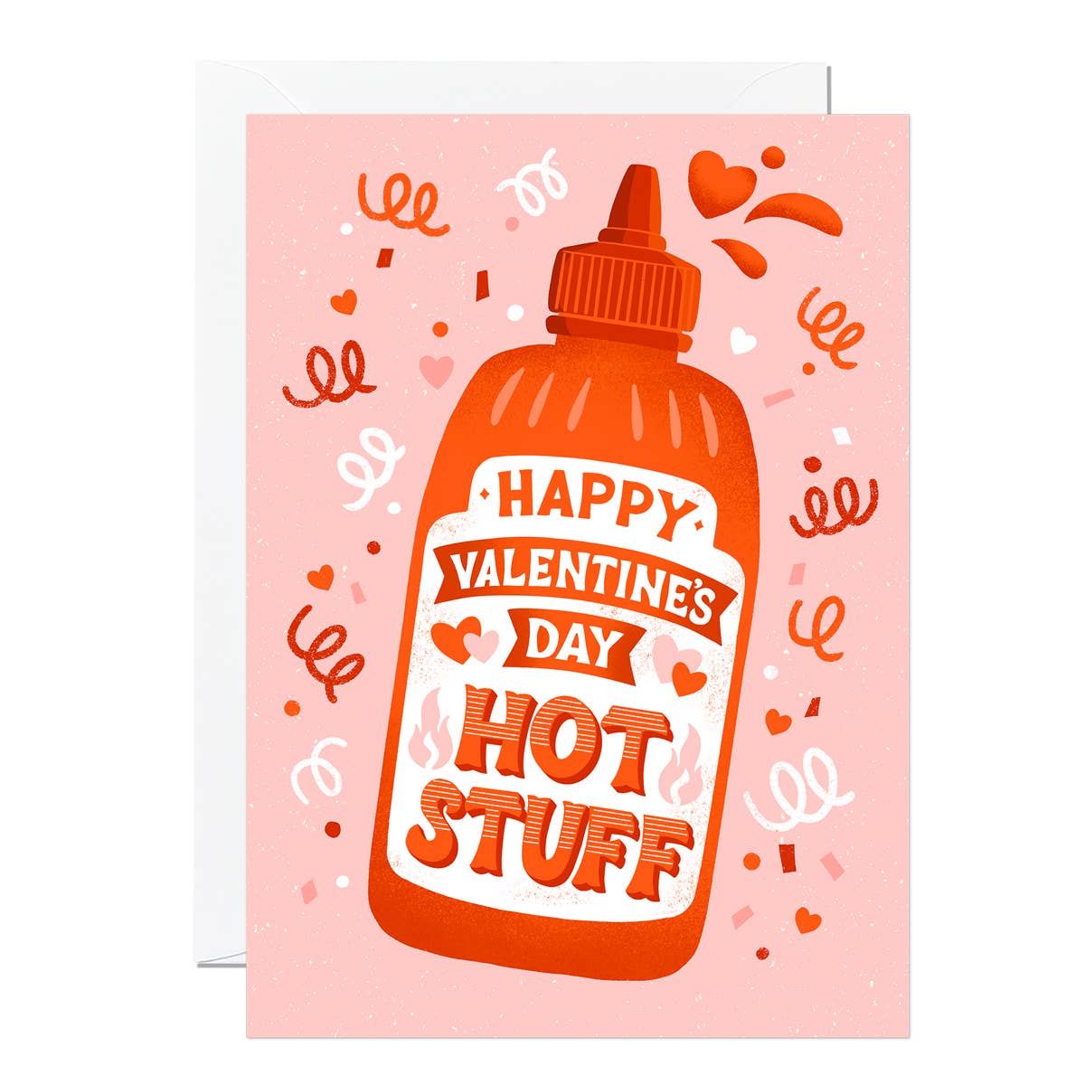 VALENTINE'S DAY HOT STUFF GREETING CARD RICICLE