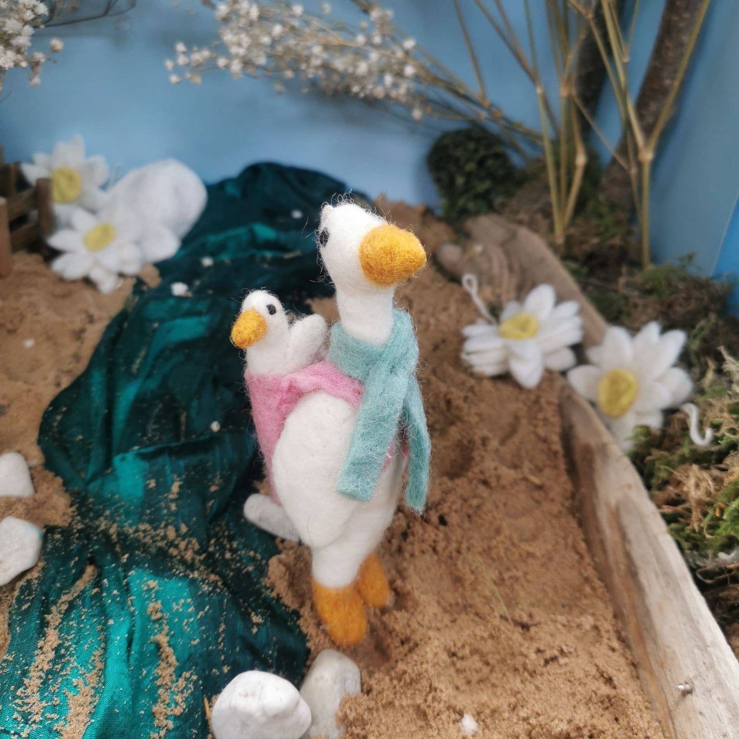 Handmade Felt Mother Goose Hanging Decoration - r. h. ballard shop & gallery
