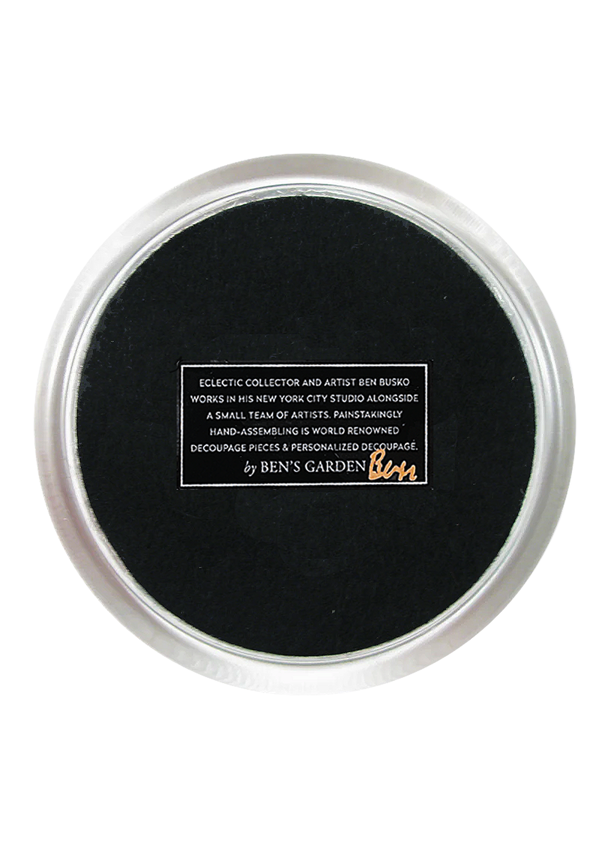 Veuve Clicquot 4" Round Glass Coaster