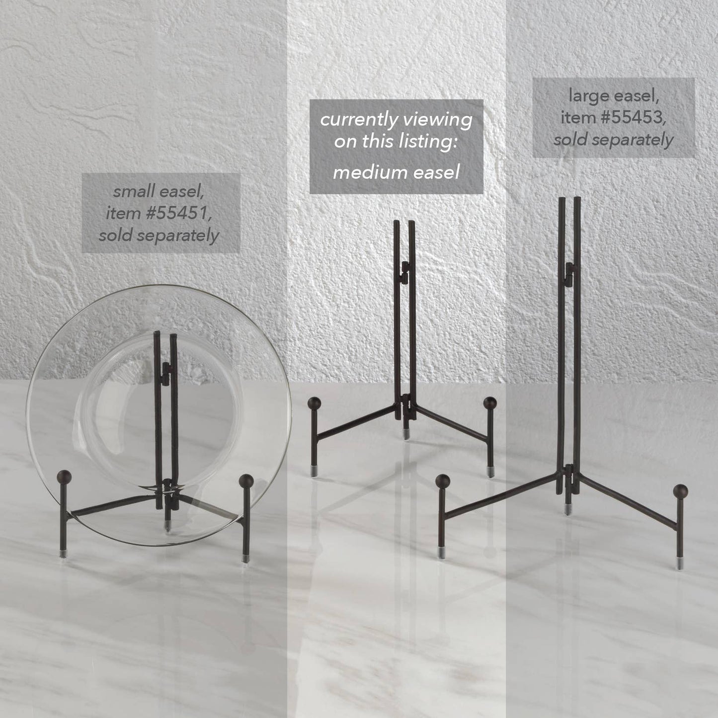 Medium Straight Edge Easel